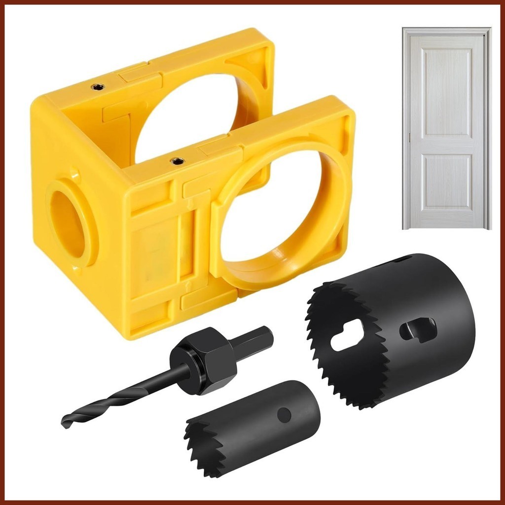 Door Knob Hole Saw Kit Door Lock Installation Kit Door Hole