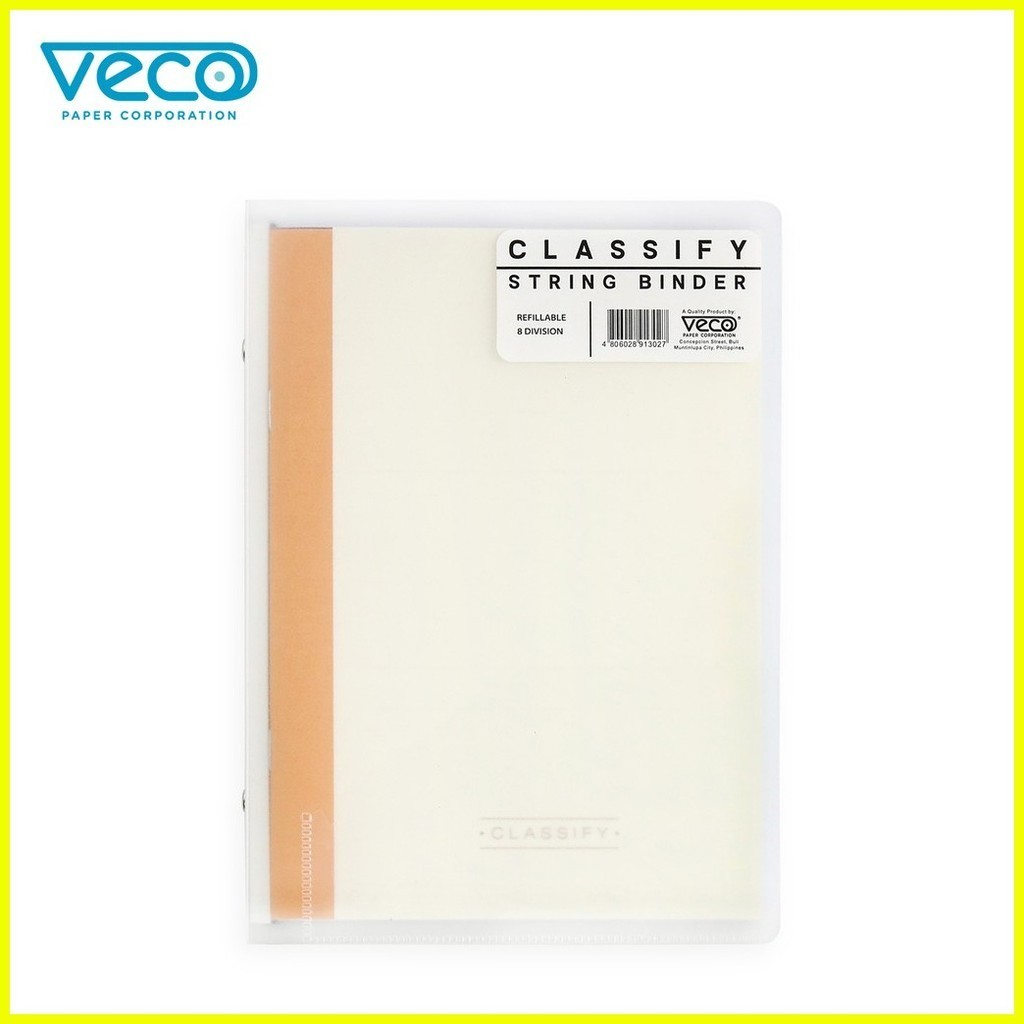 【hot Sale】 Veco Paper Classify String Binder (1 Pc) 