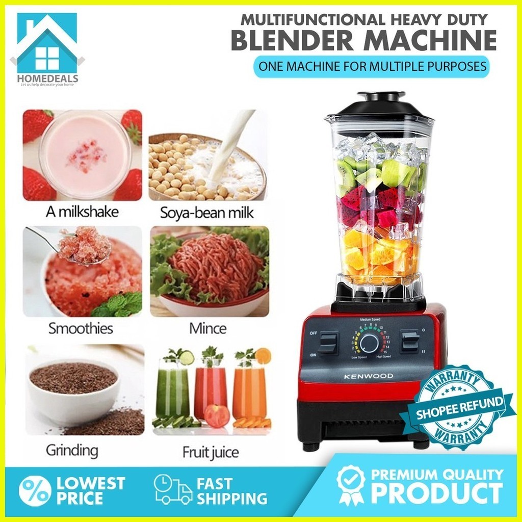 【hot sale】 2L Blender High Quality and Multifunction Silver Crest