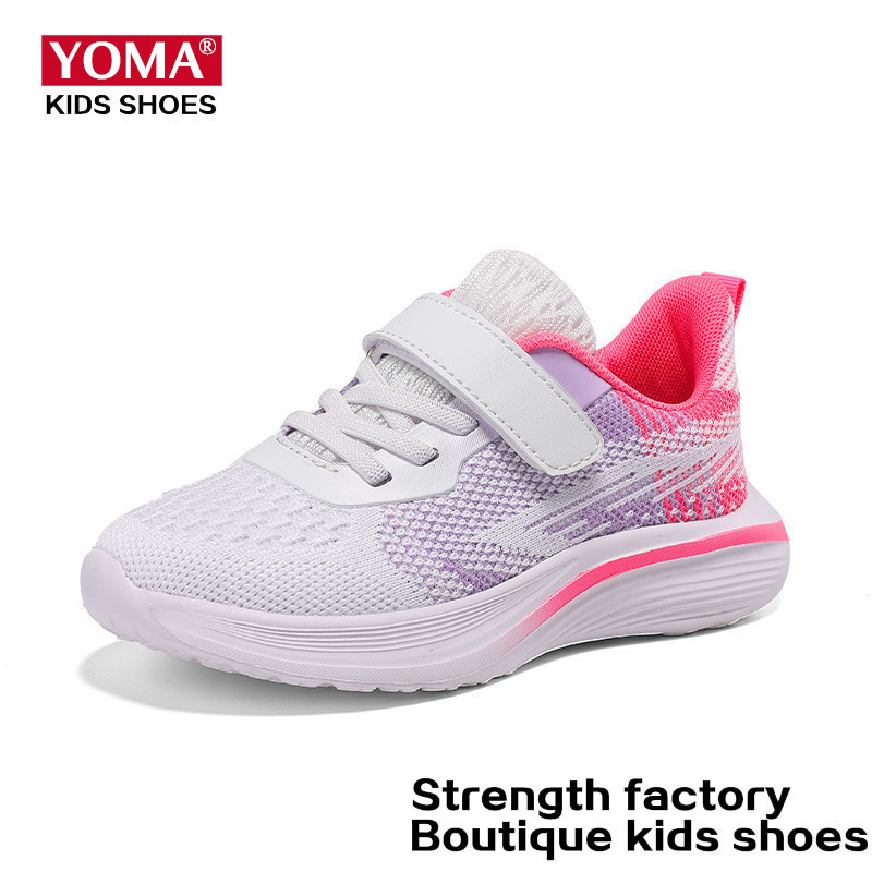 60 discount on first order Summer Fashionable Children s Mesh Sneakers Flying Knitted Fish Silk Girls Shoes Kids Shoes Size 28 39 Shopee Philippines