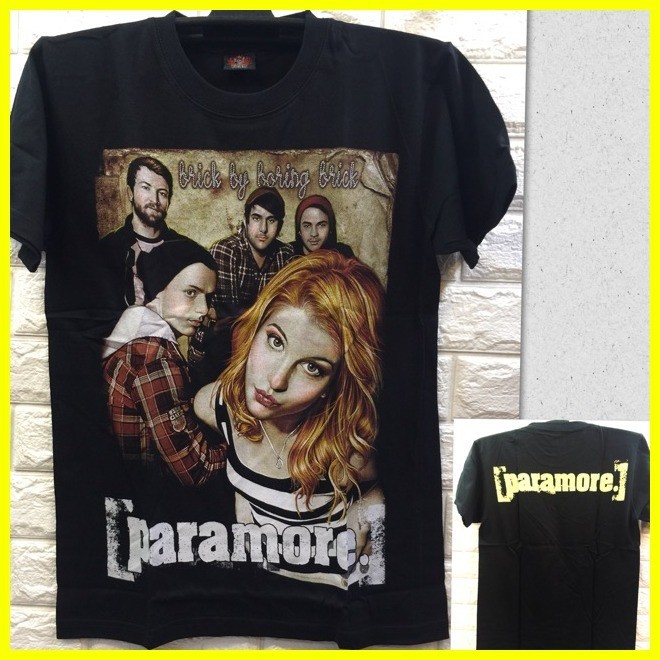Paramore Band T Shirt Size L Brick By Boring Brick Hot Rock Hayley Williams  Pop