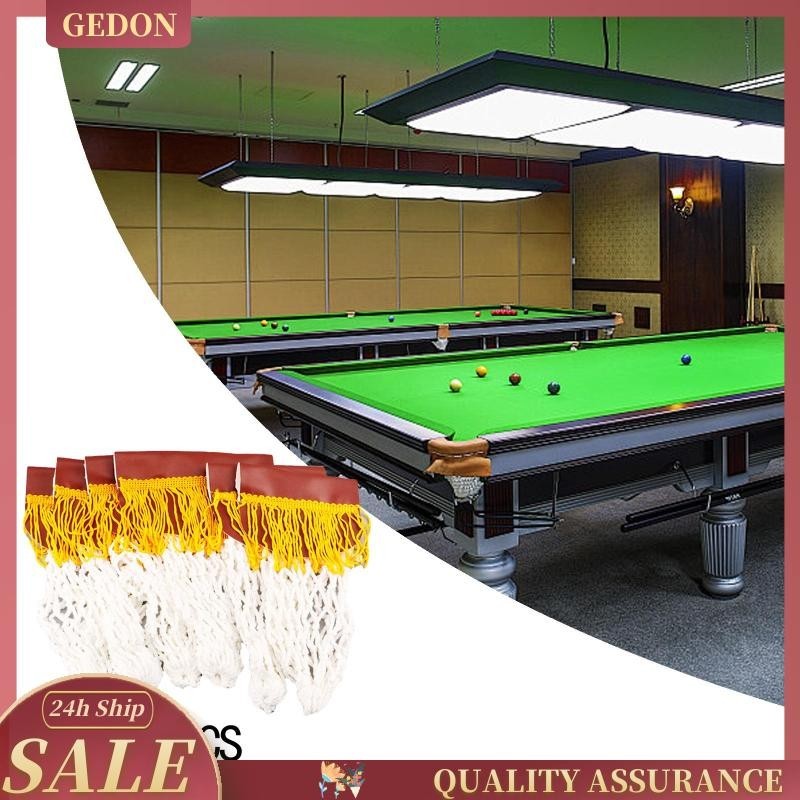 [Gedon] 6 Pcs Set Pool Table Pocket Nets Snooker Table Pockets