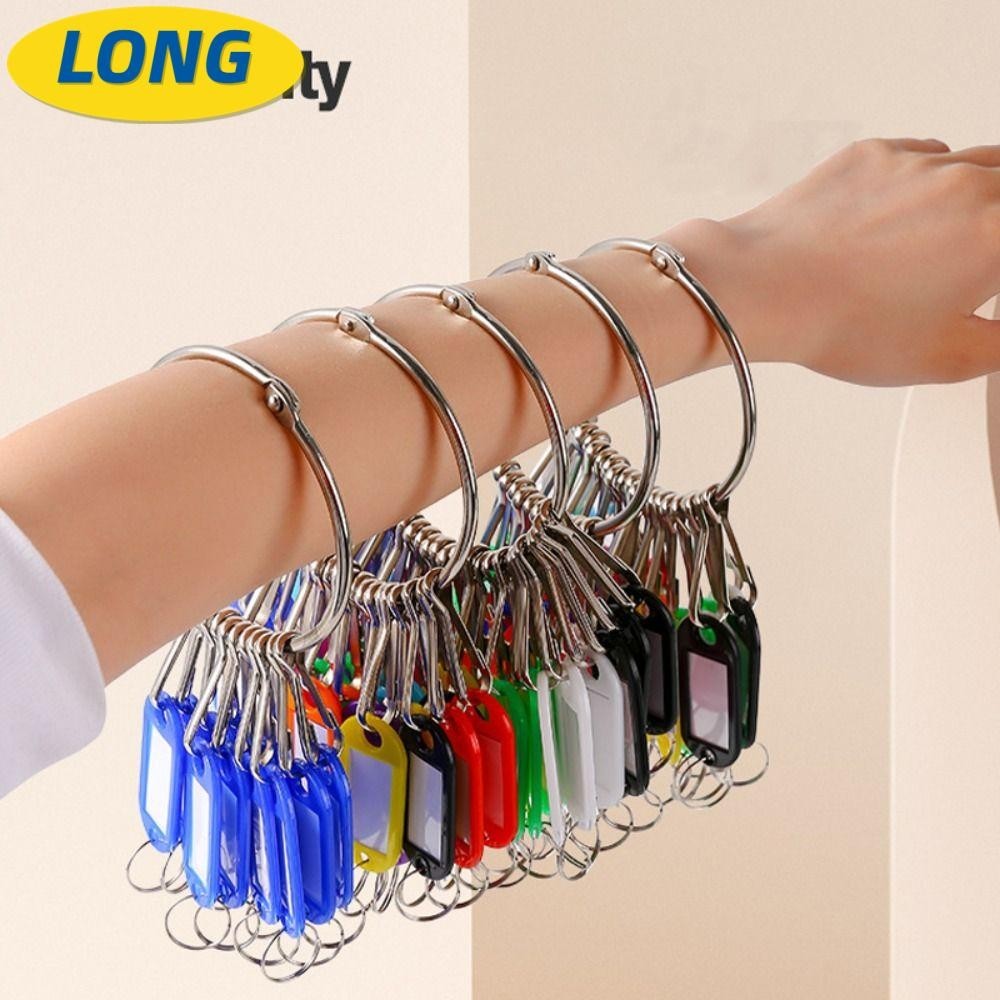 LONNGZHUAN 10/20/30/40 Pieces Key Ring, Transparent Window With Number ...