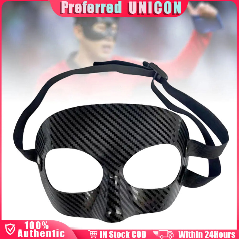 Basketball Face Guard Black Basketball Mask Sports Protection Elastic ...