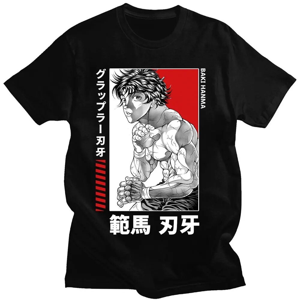 Manga Baki The Grappler Anime Mens T Yujiro Hanma T Clothes Oversizeds ...