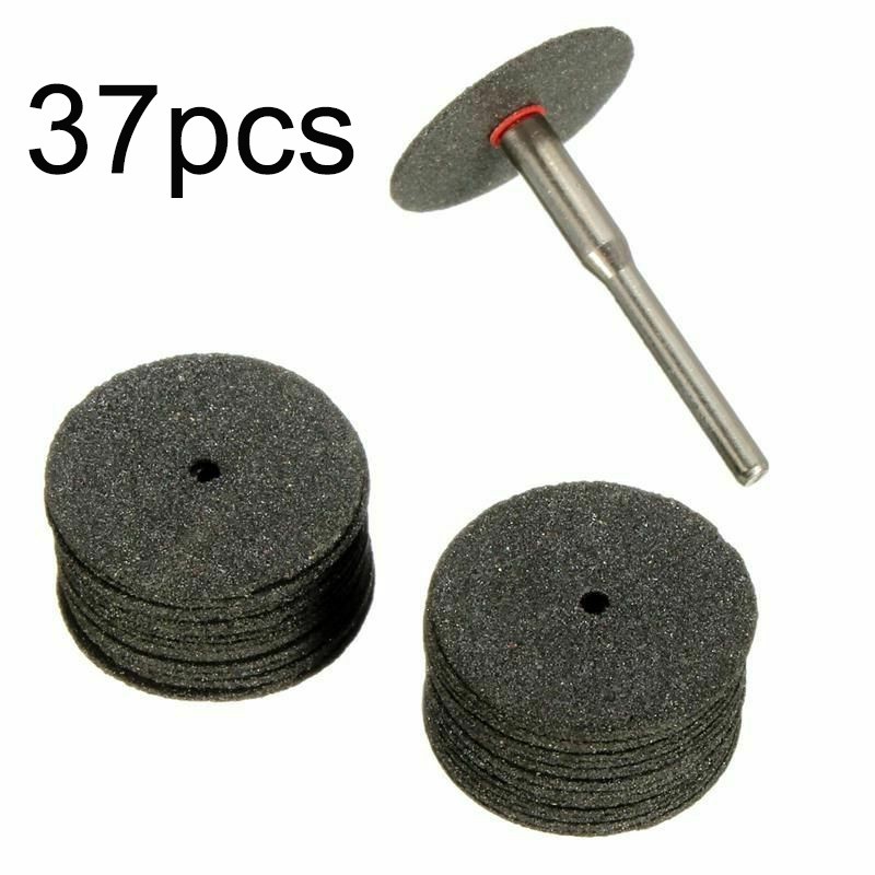 High Efficiency Resin Cutting Wheel Discs Set with 36pcs and Connecting ...
