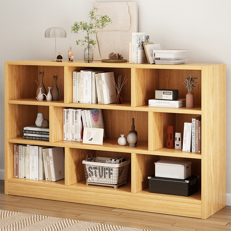 Simple Bookshelf Floor Storage Rack Small Organizer Cabinet Layered ...