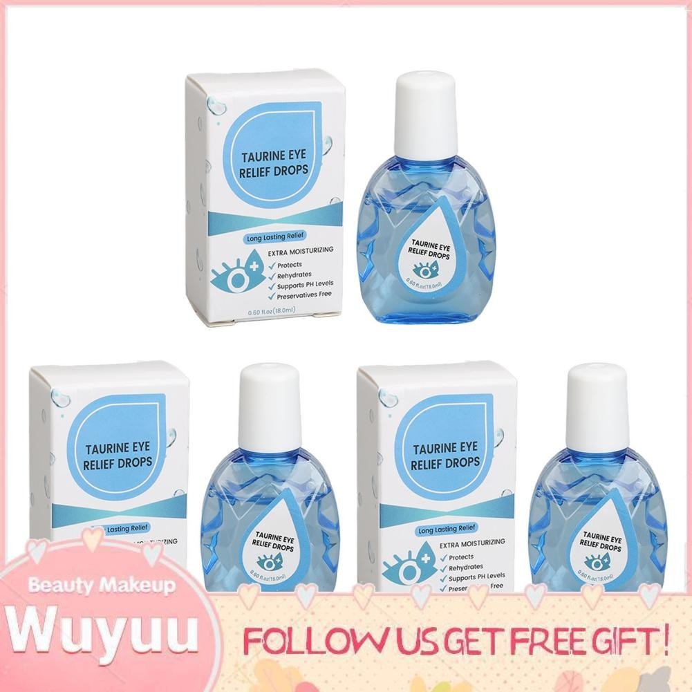 Wuyuu Redness Relief Eye Drops Gentle Moisturing Effective Lubricating