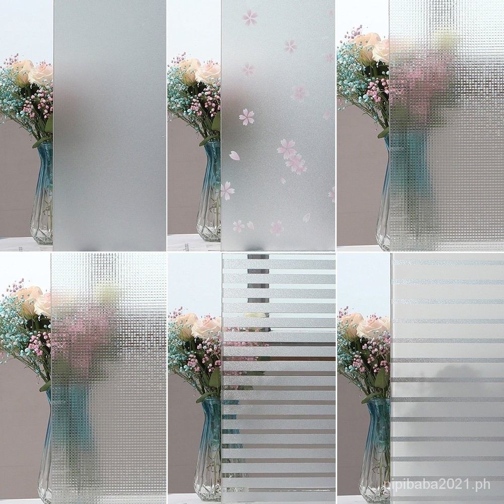 Glass Sticker Privacy Film Anti-UV Window Bemovable Glass ...