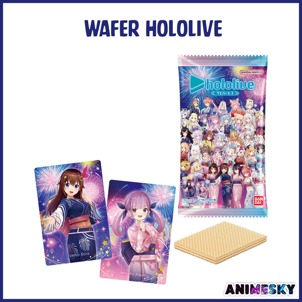 Pack HOLOLIVE Wafer Volt 3 genuine Wafer card - Wafer card HOLOLIVE ...