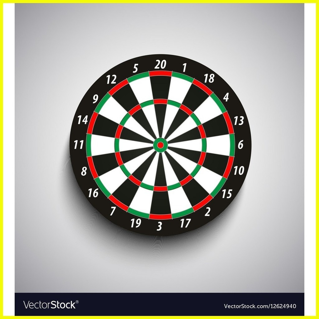 【hot sale】 4 Darts & Darts Board Set 12 Inch Family/Office Game ...