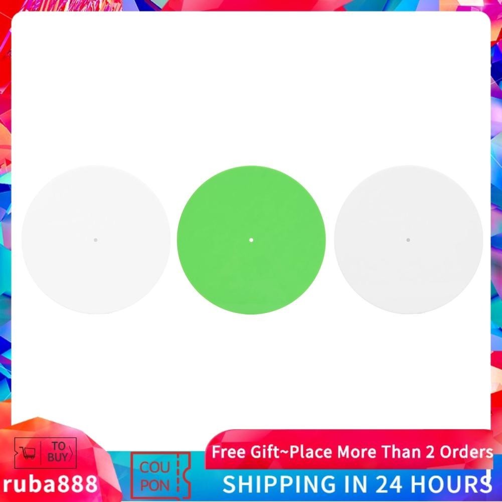 Ruba888 Record Platter Slipmat Reduce Static Dust Noise Beautiful