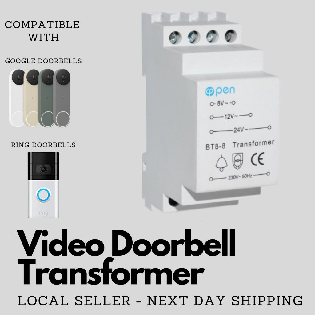 Video Door Bell Doorbell Electrical Transformer, for Google Nest
