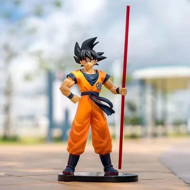 Stick Goku Dragon Ball 20th Anniversary GK Holding Stick Muscle ...