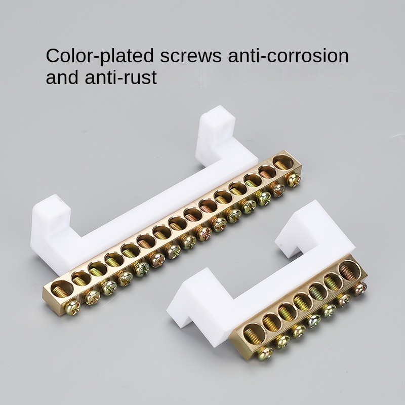 Zero line terminals High Bridge Type Copper Row Grounding Large Current ...