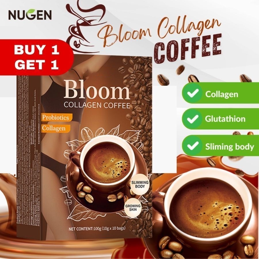 Bloom Collagen Coffee Nugen Original Collagen Drink Glutathione ...