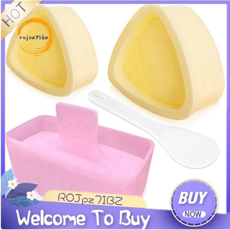 Onigiri Mold, 3 Pack Rice Mold Musubi Maker Kit, Maker Press, Classic ...