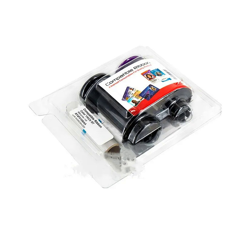 Compatible Without Chip Evolis Retransfer RT4F010SAA YMCK & RTCL009NAA ...