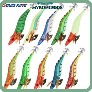 Cheap Lead sinker Wood shrimp lures Fishing tackle Octopus lure 2023 Squid  hook Simulation