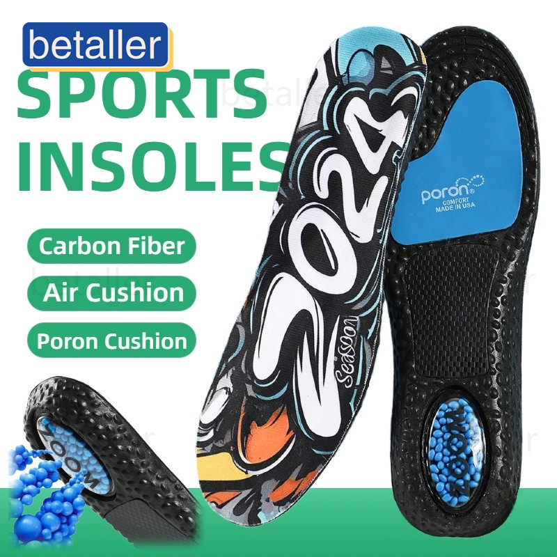 Sports Shoe Insoles Air Cushion Foot Insert Elastic Shock Absorption