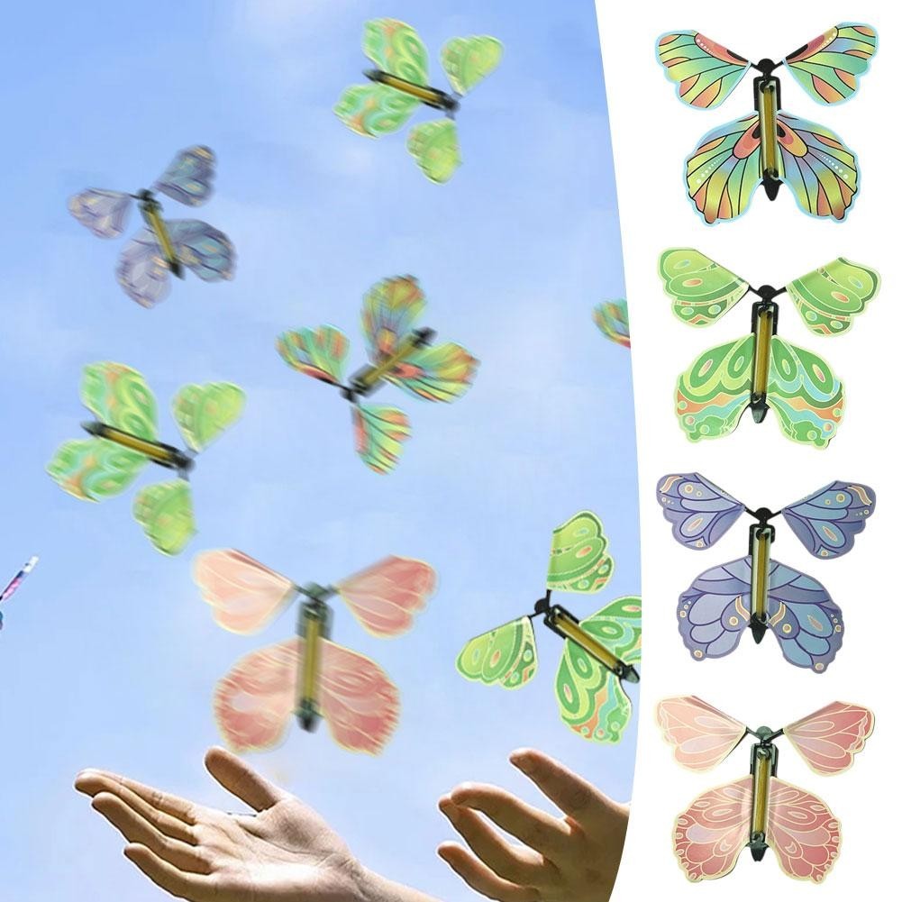 Magical Flying Paper Butterfly Props Colorful Realistic Design Easy