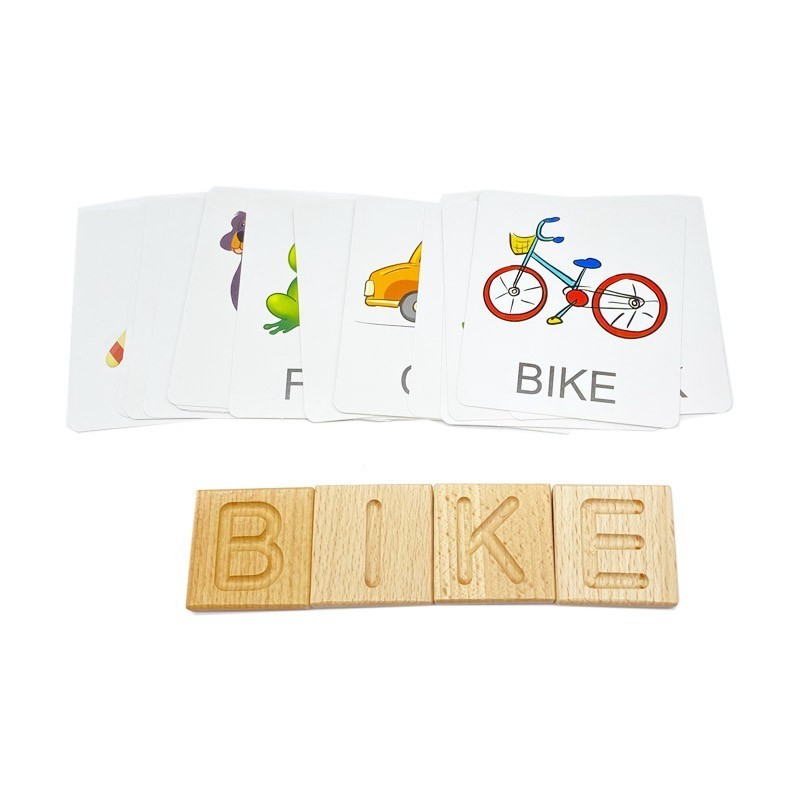 Wooden Alphabet Puzzle for 2 Year Old,Concave Convex Groove,Baby Toys