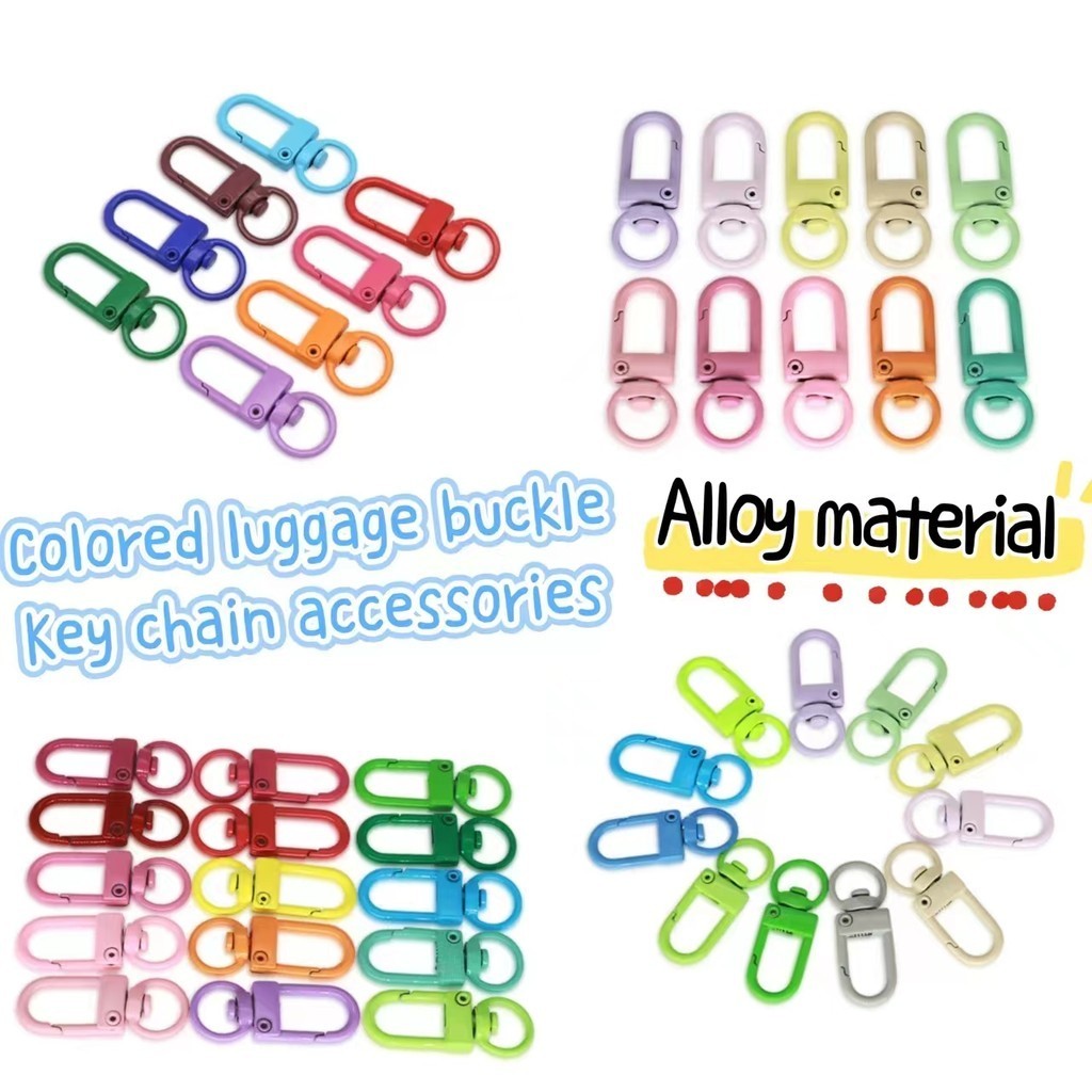 Zinc Alloy Paint Keychain with 3 Points Small Door Buckle Small Shrimp ...