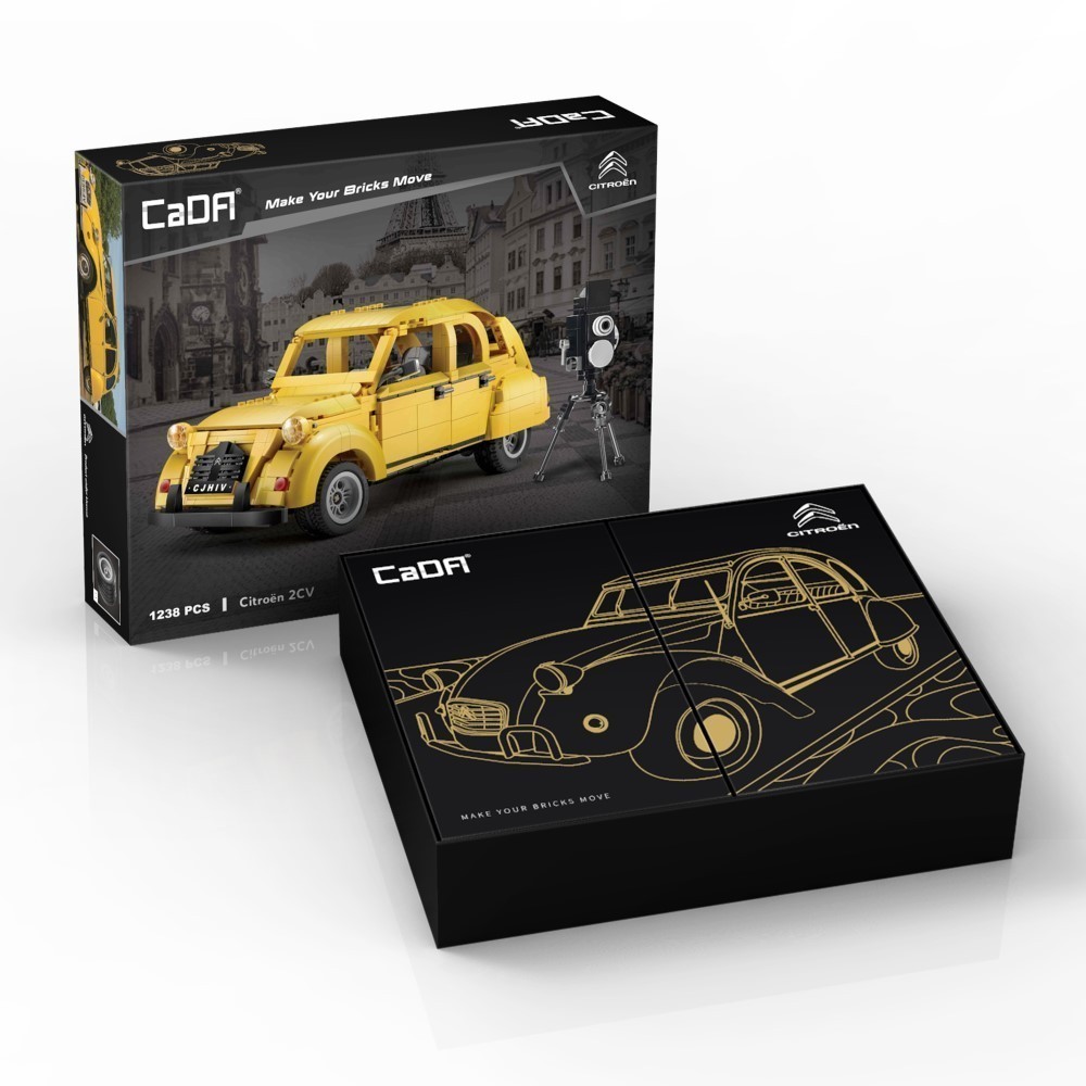 CaDA C61026W Citroen 2CV – Modellismo Da Collezione In Scala, Set Di Costruzioni