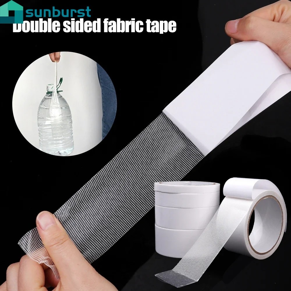 5M Grid Fiber Mesh Double-sided Tape - Adhesive Strong Fixation ...