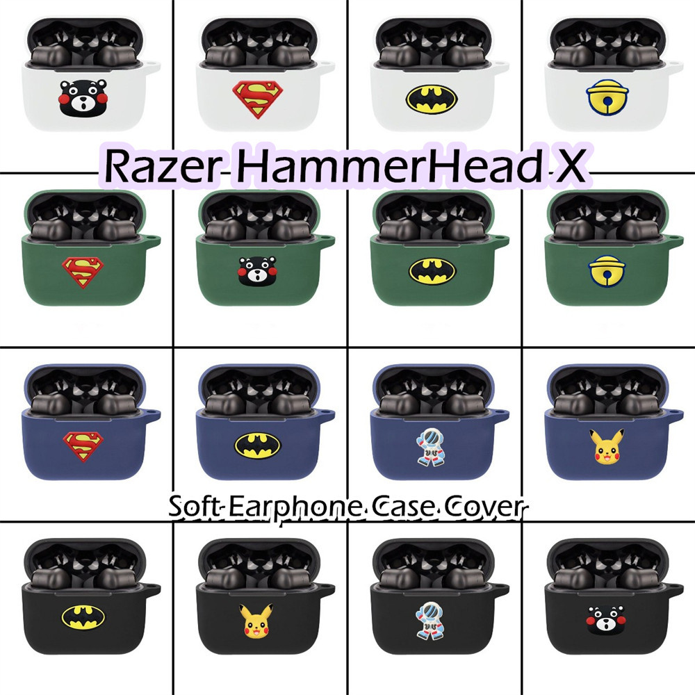 READY STOCK! For Razer HammerHead X Case Cartoon Simple Pattern Soft