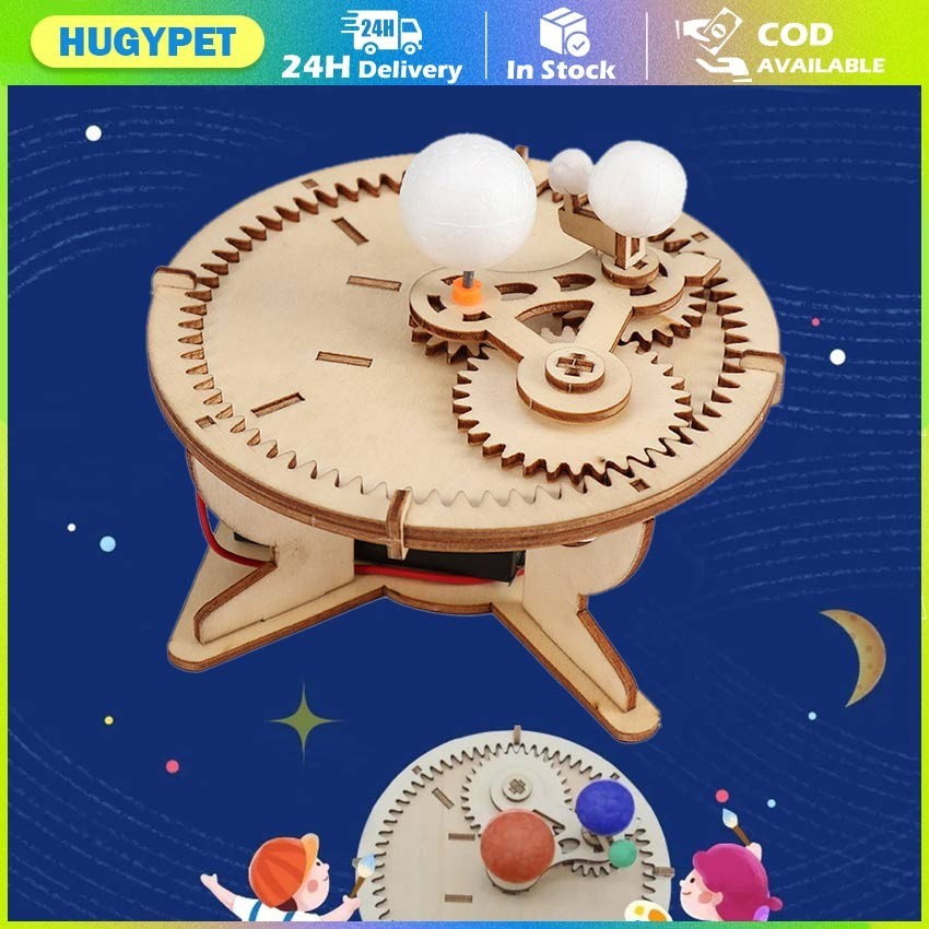 DIY Science Toys Kids Solar System Model Astronomy Sun Earth Moon ...