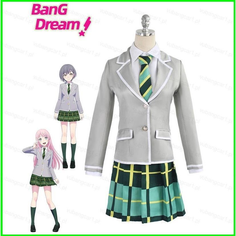 YB1. Anime BanG Dream!It's MyGO Cosplay Takamatsu Tomori School Uniform ...