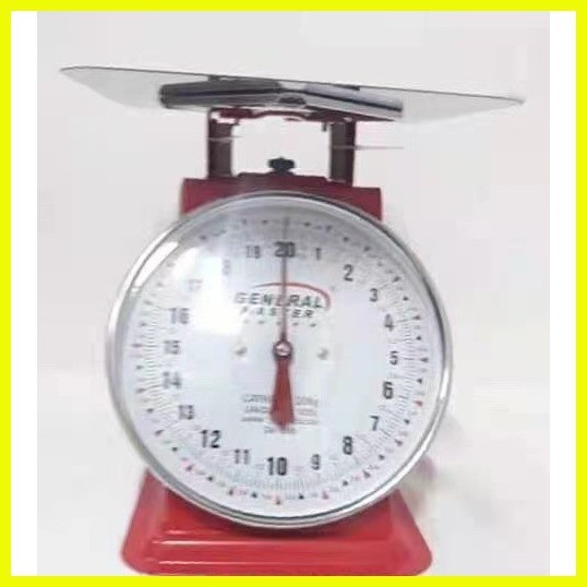 Heavy Duty general master Dial Spring 20kg, flat scale/Timbangan ...