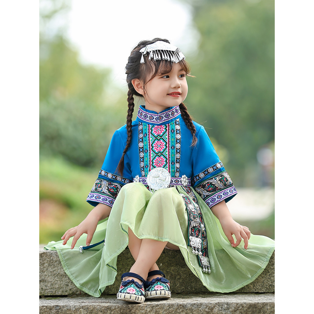 C2 Fashion Dance Costume Children Performance Costume Ethnic Costume ...