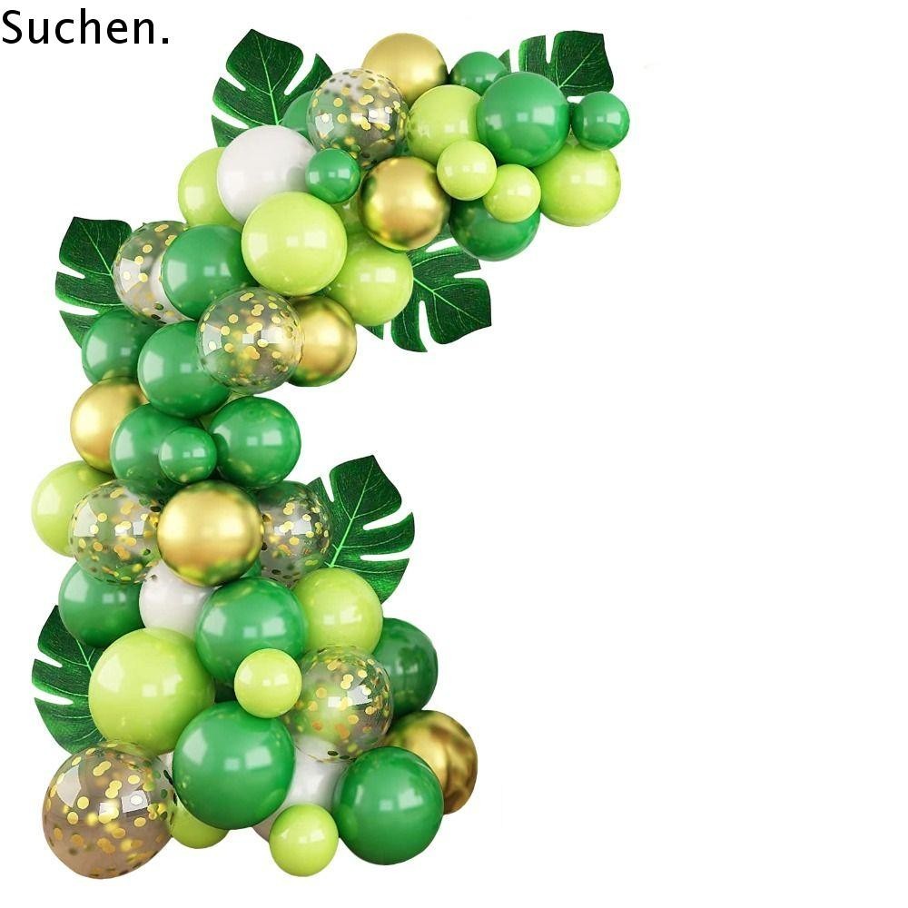 SUCHENPH Jungle, Lime Green Fruit Green Balloon Garland, Party ...