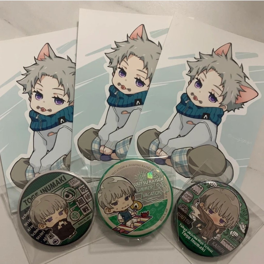 Jujutsu Kaisen Fan-Made Anime Merch: Cute and Exquisite Chibi Pins of ...