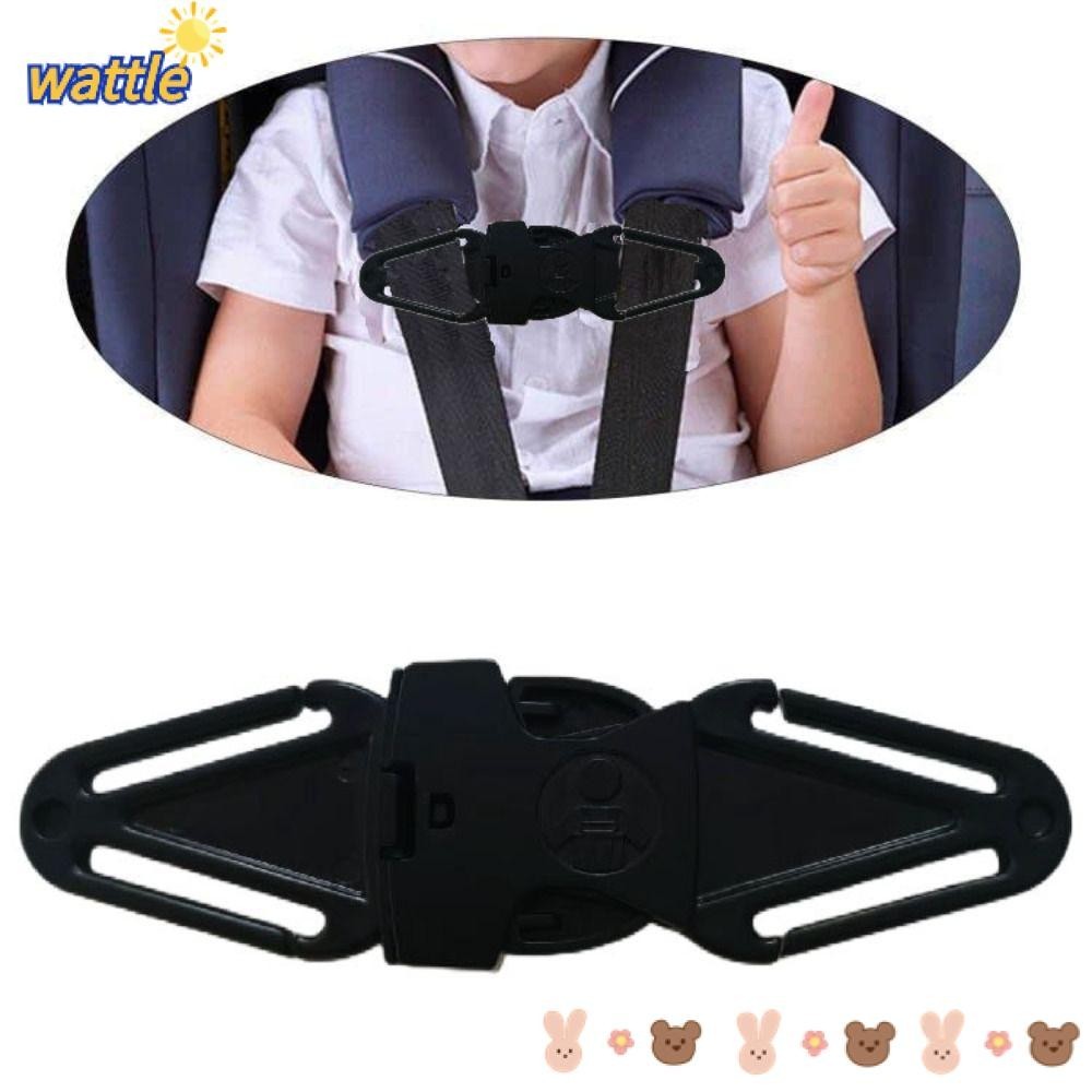 WATTLE Car Safety Seat Strap Belt Lock, ABS Anti-Rattle Wobble Car Seat ...