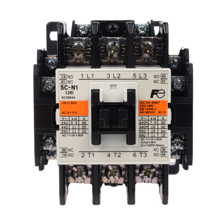 Brand New Japan Fuji Contactor SC-N1 SC25BAA 26A Alternative Old SC-1N ...