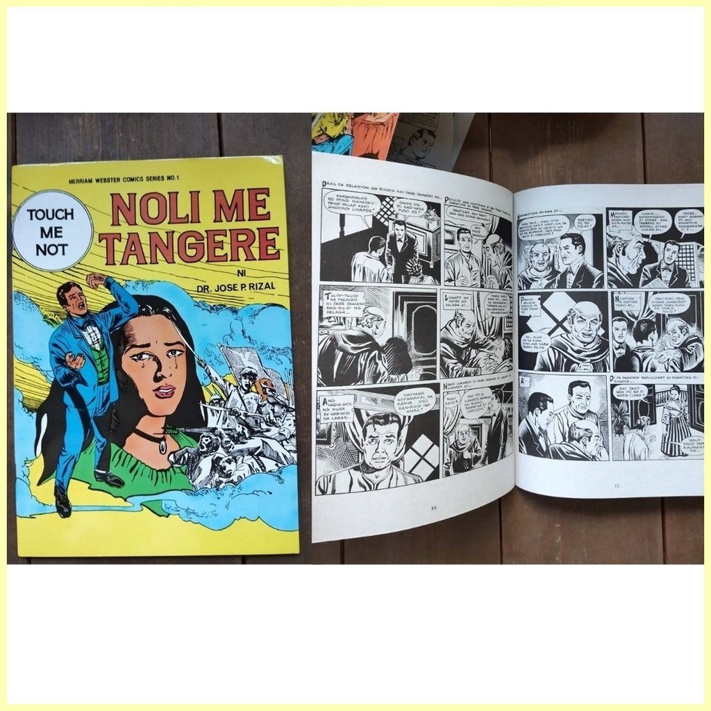 Tagalog Comics Jose Rizal El Filibusterismo Noli Me Tangere Florante At Laura Newsprint