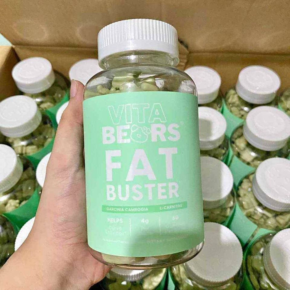 COD Vitabears Fat Buster Gummies Green Coffee LCarnitine Appetite Suppress Weight Loss Detox