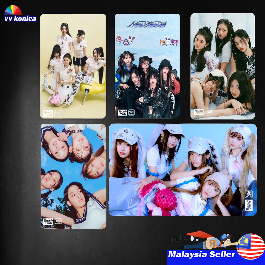 [ New Jeans ] New Jean Touch n Go Card Sticker Cover TNG MASTER VISA ...