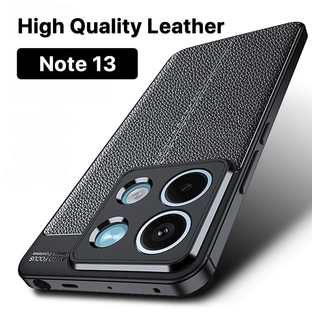 Redmi Note 13 Case Leather Redmi Note 13 Pro Plus 5G Casing Soft TPU ...