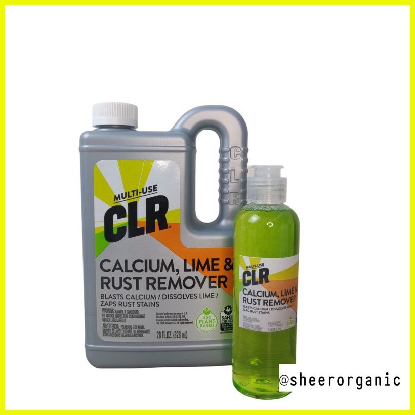 ♞CLR Calcium, Lime & Rust Remover, 200ml Repacked with Directions/Usage