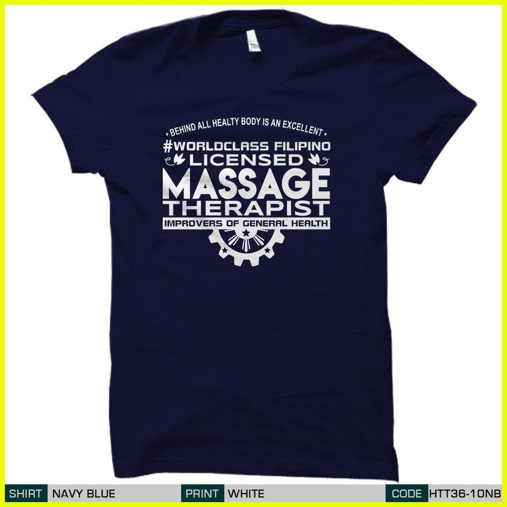 【Super Economical Choice】 Hashtag Tees PH World Class Licensed Massage Therapist (HTT3610