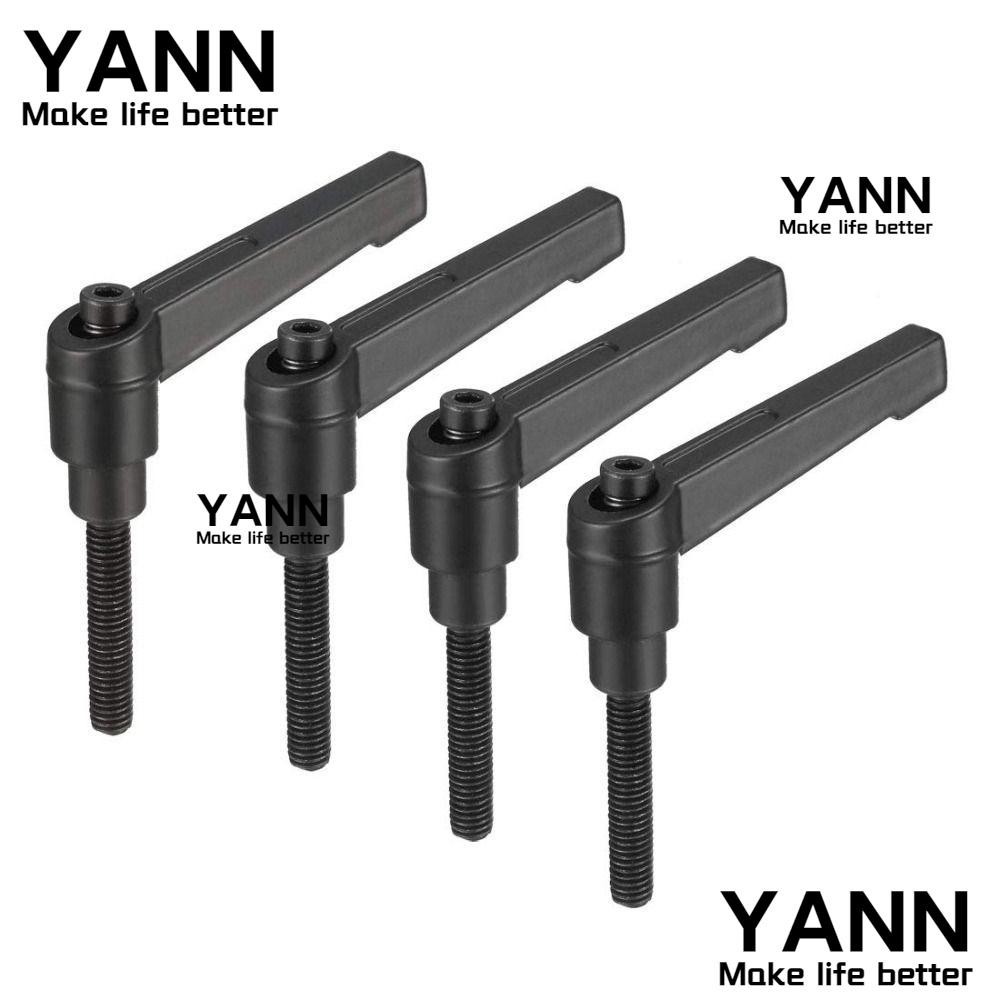 YANN1 4pcs Handle Adjustable Clamping Lever, Zinc Alloy M10*30mm Thread ...