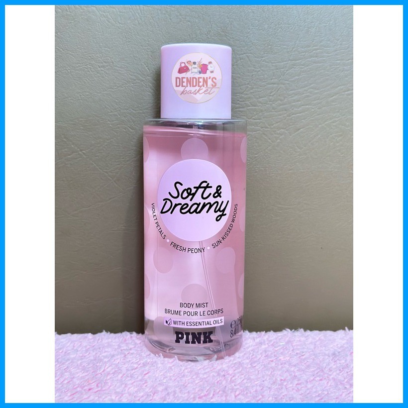 ∇ ♗ Victorias Secret Pink Fresh And Clean Soft And Dreamy Body Mist 250