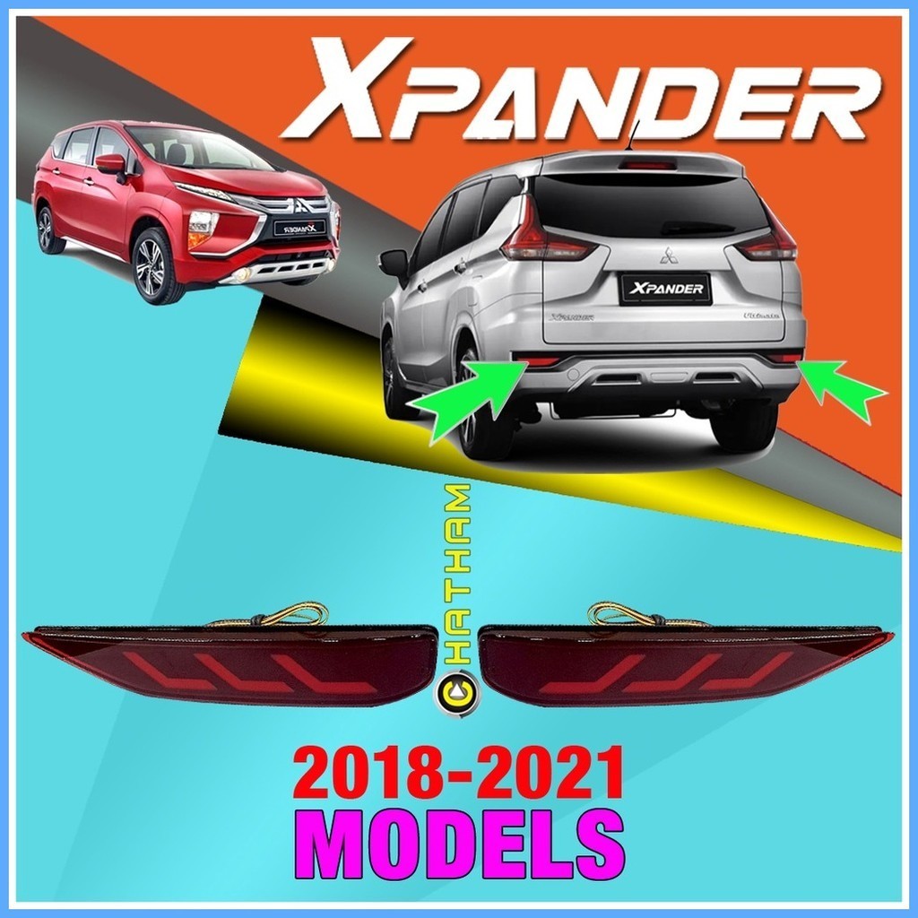 ♂ Mitsubishi Xpander 2018 2019 2020 2021 ( Rear Bumper Light LED