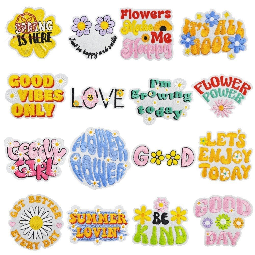 Pro Patch Store Children Paradise English Letter Series DIY Embroidery ...
