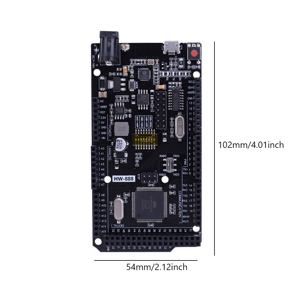 Mega R3 ATmega2560+WiFi ESP8266 USB-TTL CH340 7-15V 32M Memory for ... image.