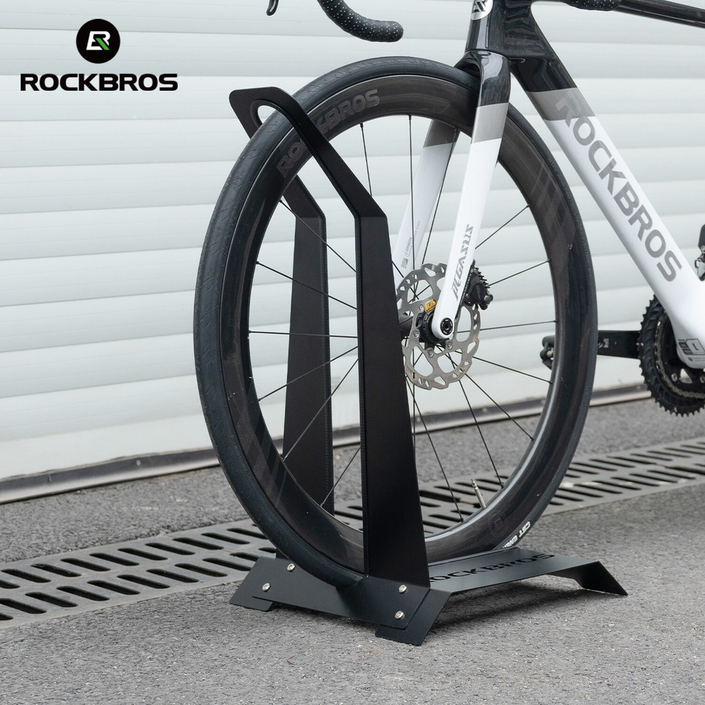 ROCKBROS Bike Stand Rack Carbon Steel Universal Bicycle Parking Rack ...